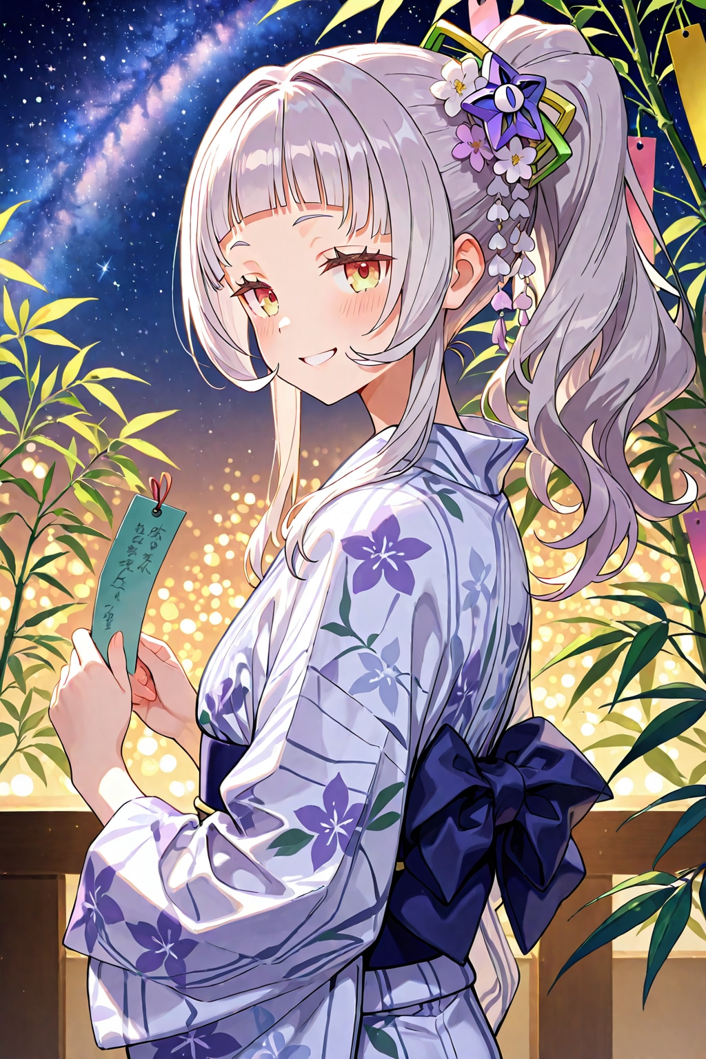 なにお願いするの～？