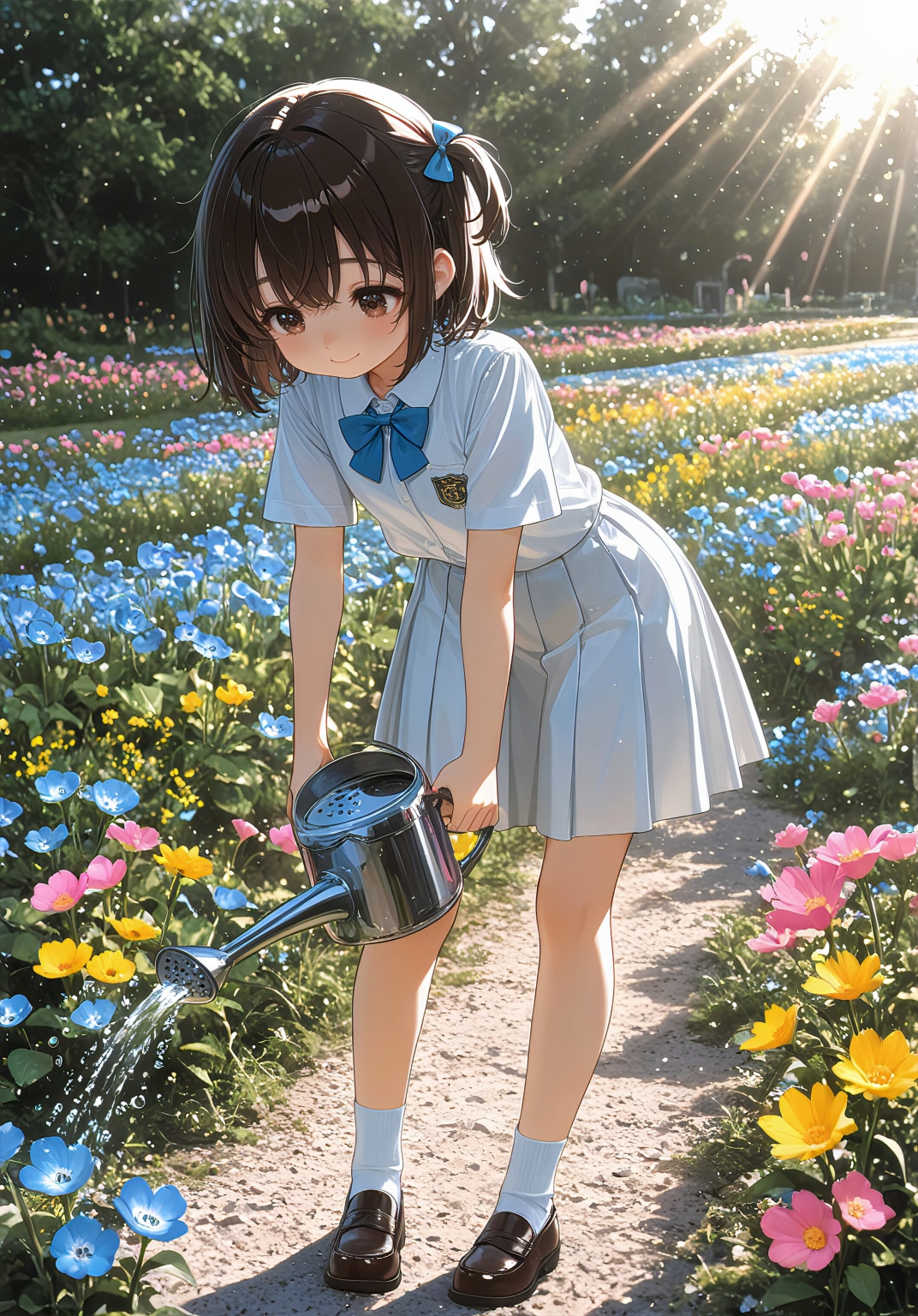 美化委員のガーデニング