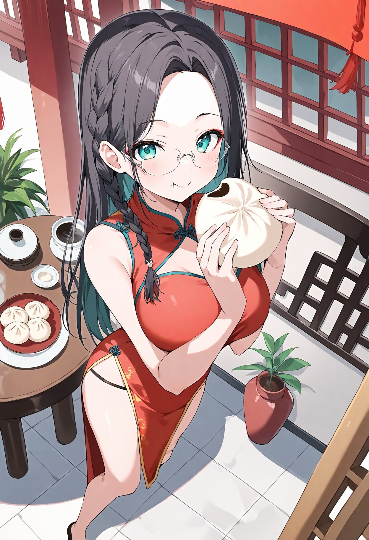 肉まん？餡まん？ | の人気AIイラスト・グラビア