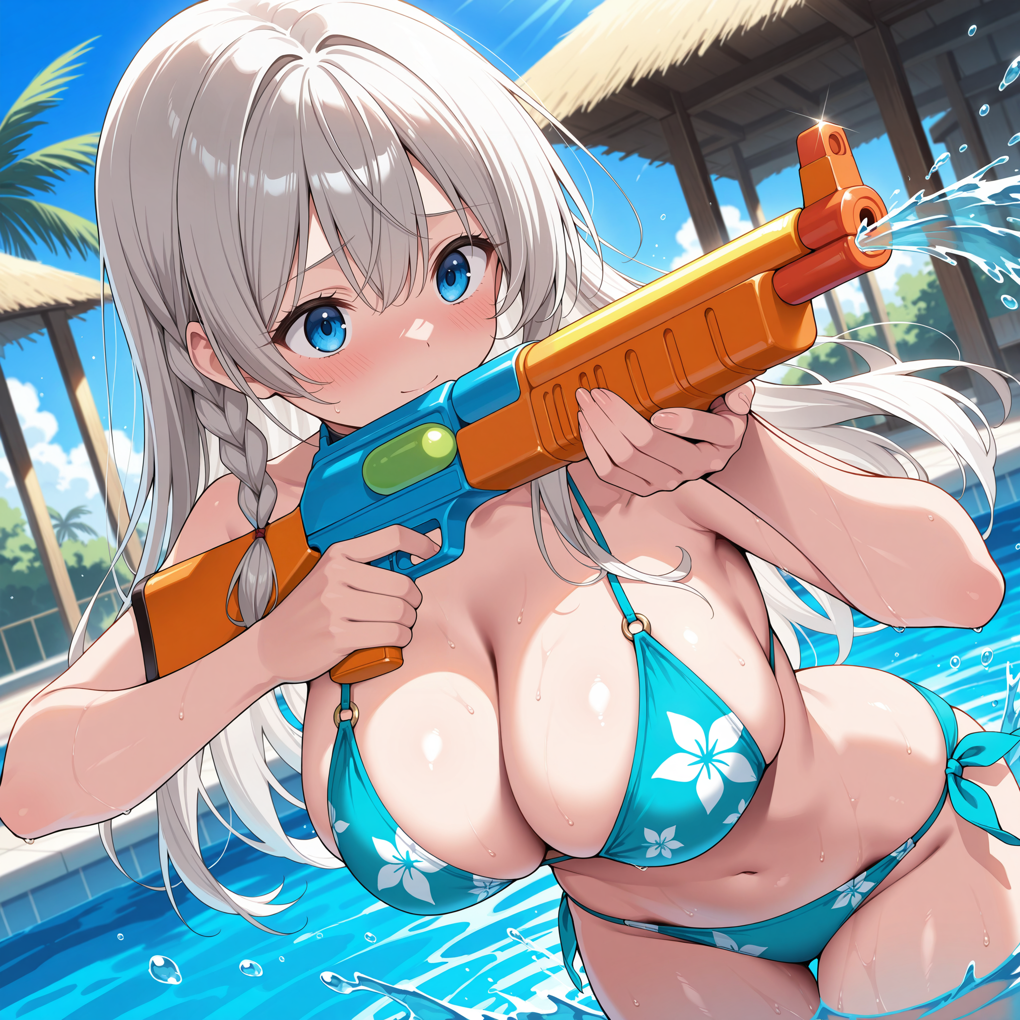 銀髪ちゃん・お蔵出し水着
