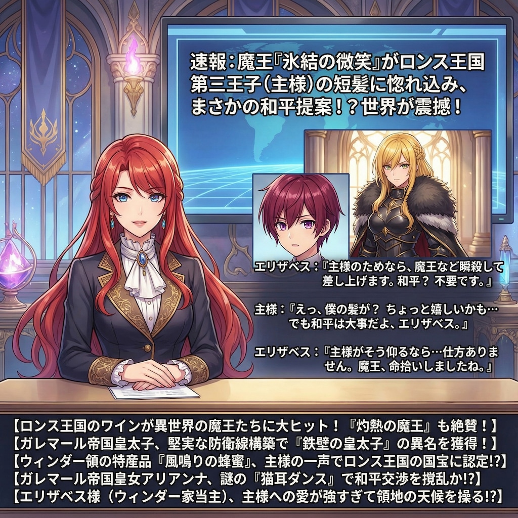 異世界、ウィンダー家に関するニュース。15