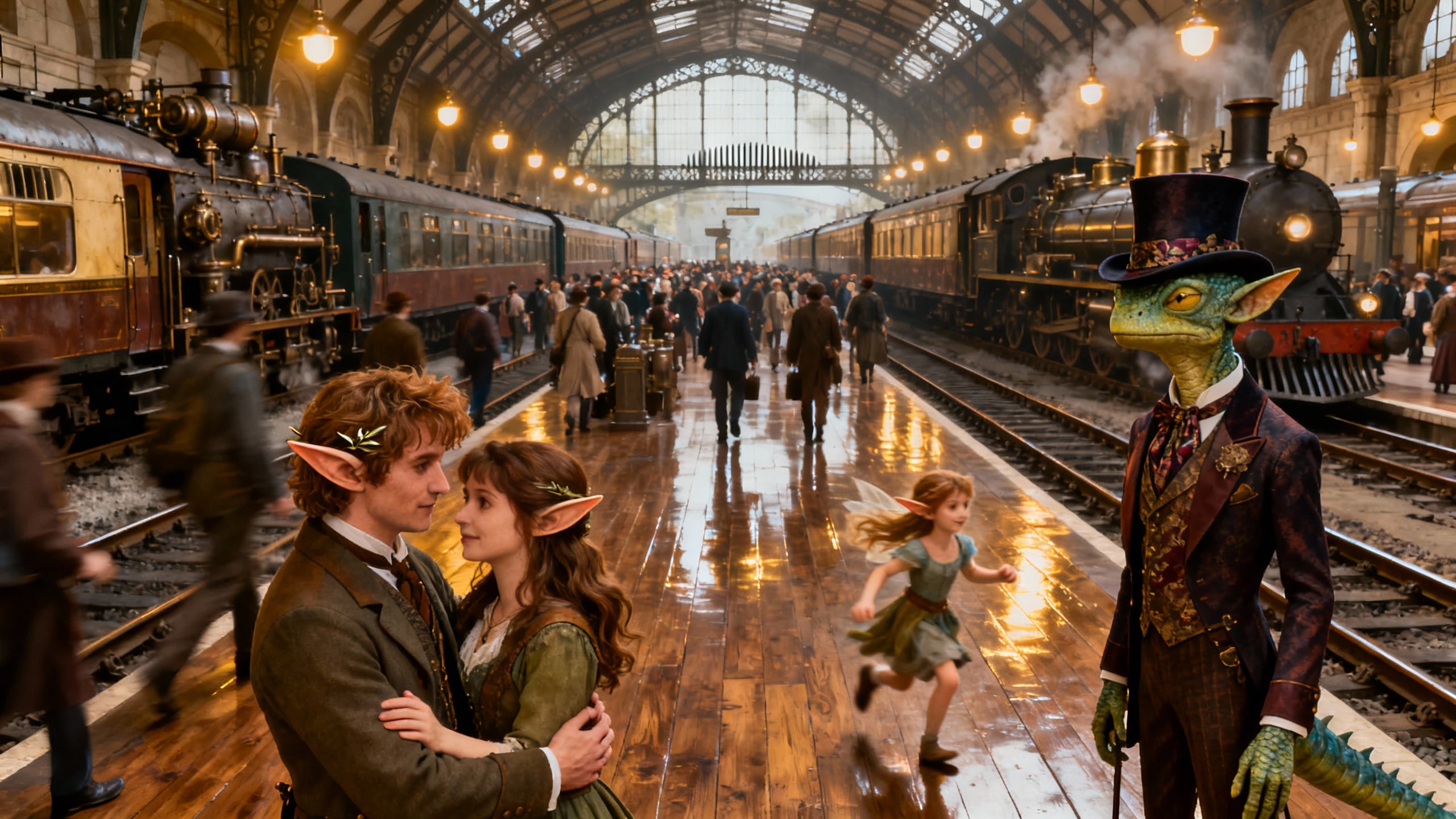 背景２４　鉄道駅 | の人気AIイラスト・グラビア