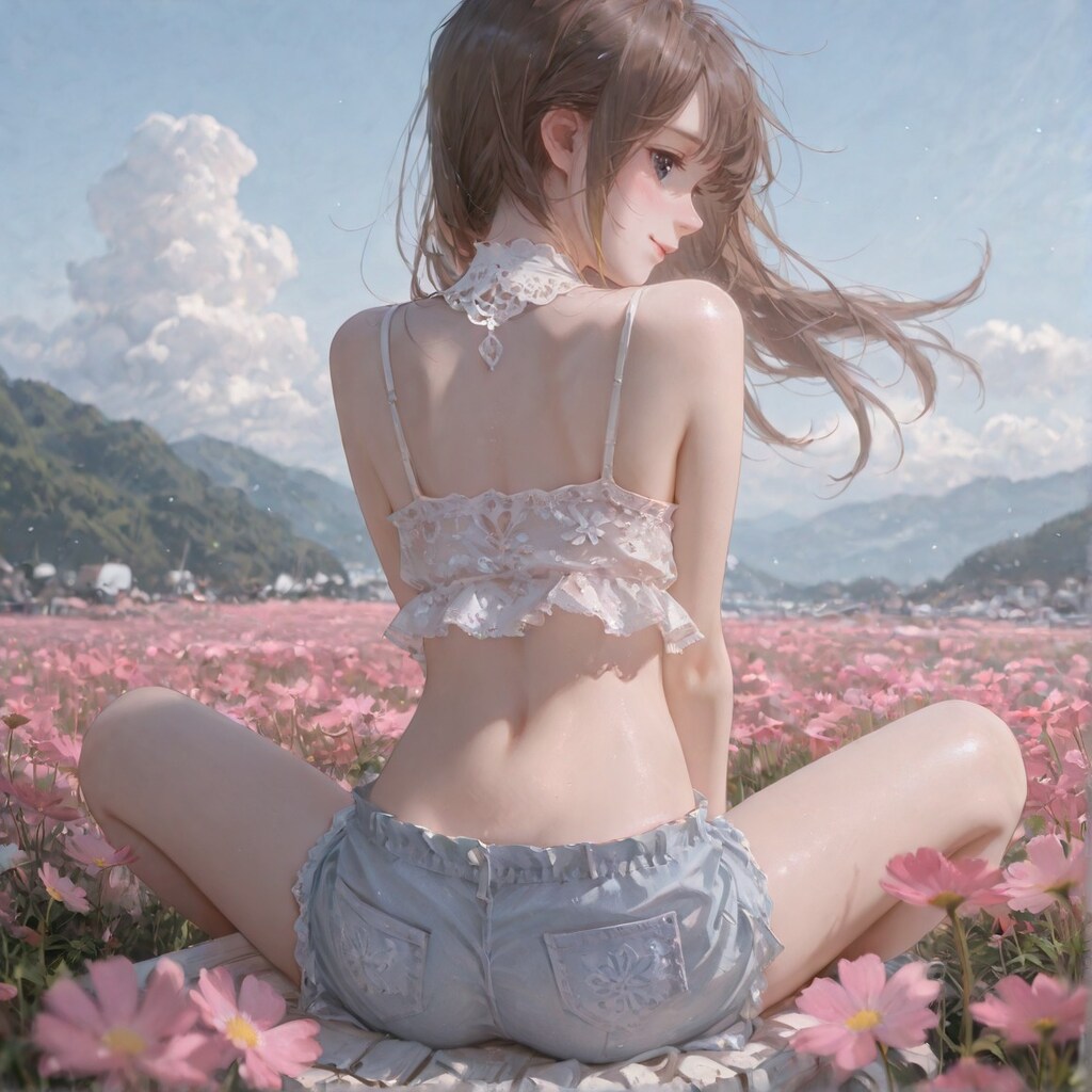 Cosmos flower Girl 10/1