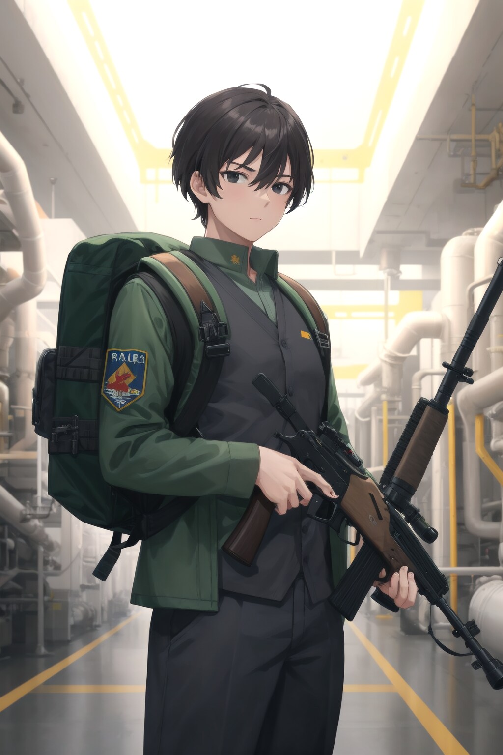 施設に潜入した。 | の人気AIイラスト・グラビア