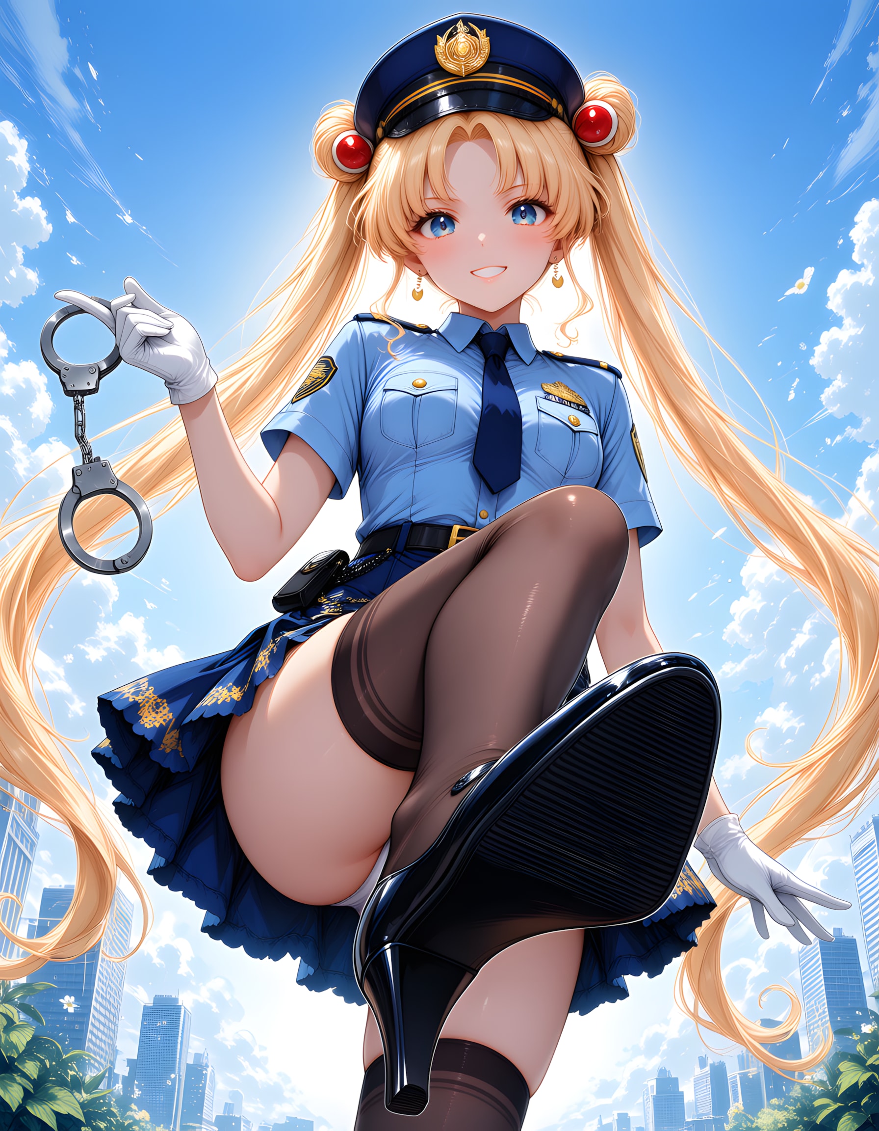 セーラームーン：女性警官バージョン