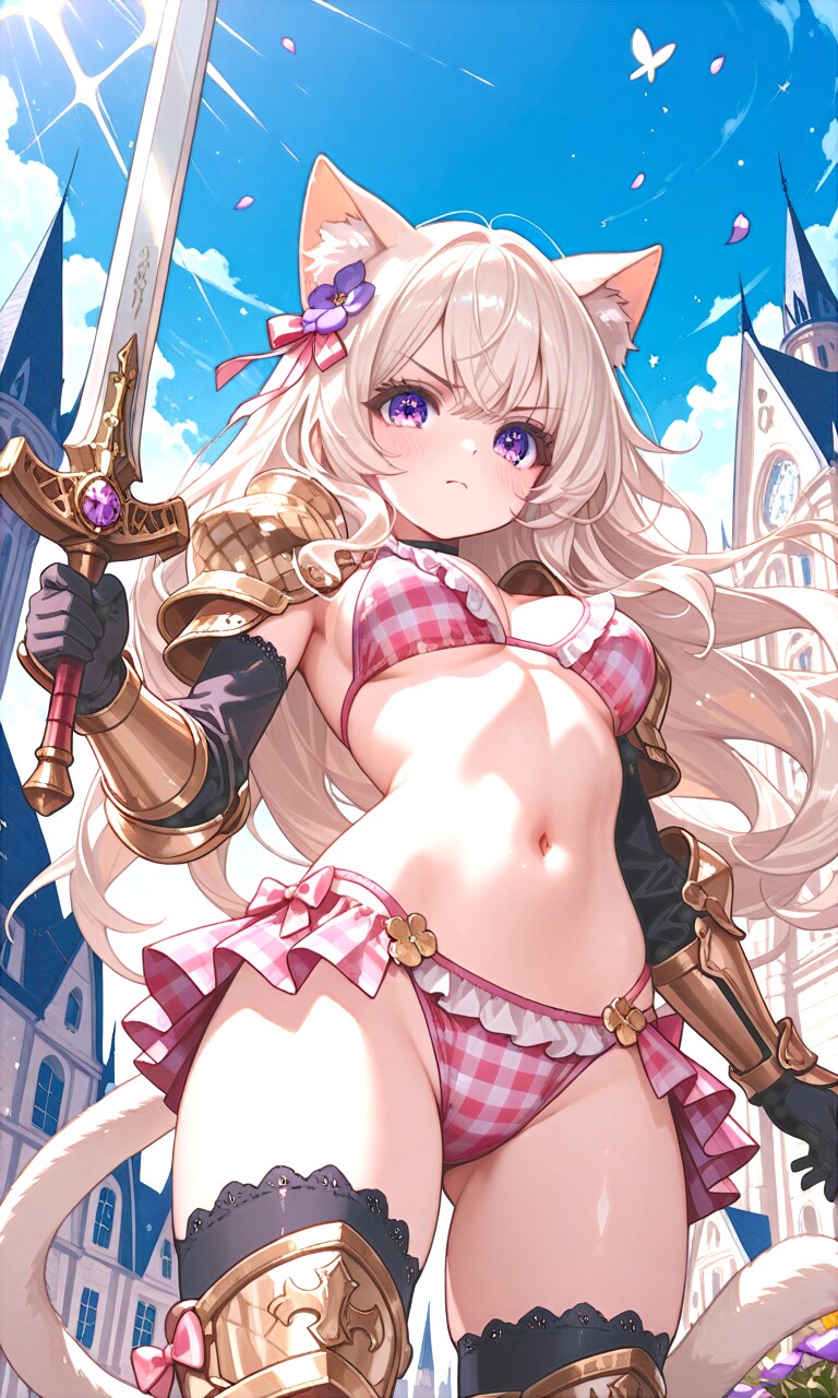 ビキニアーマー猫耳さん