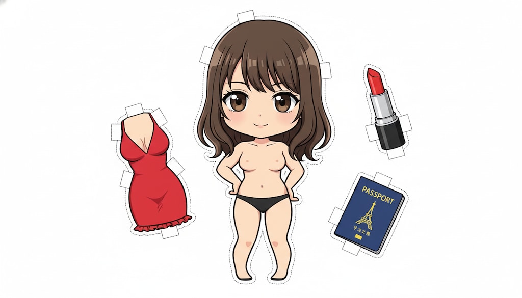 ちび美優さまの着せ替え　R18