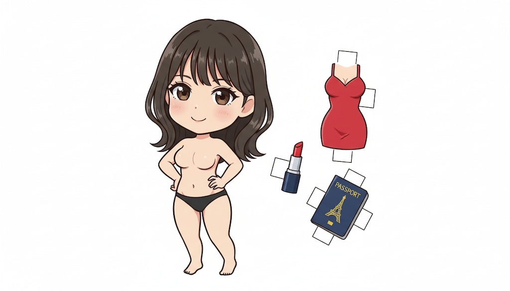 ちび美優さまの着せ替え　R18