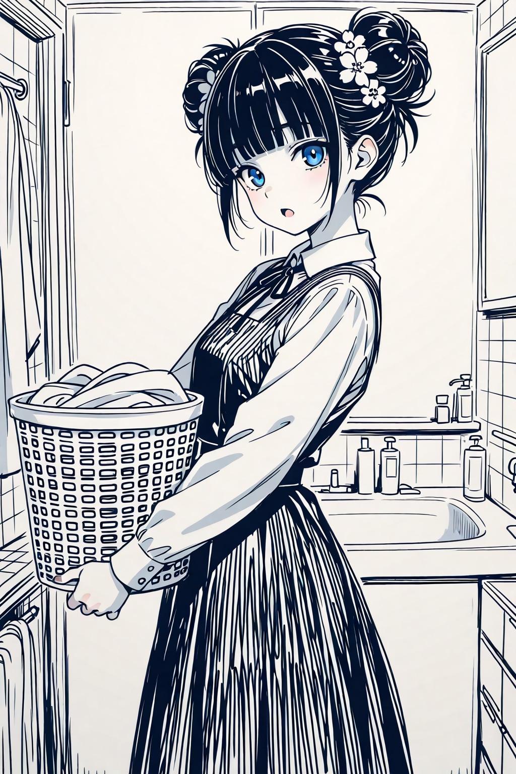 かおるのおだんごちゃんスケッチ７ | の人気AIイラスト・グラビア