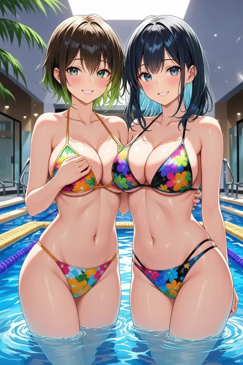 よその子同士　桝琴音ちゃんと古波蔵眞琴ちゃん！