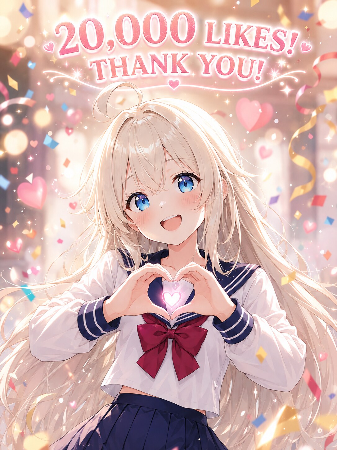 20,000いいね ありがとうございます！ #大感謝 | の人気AIイラスト・グラビア