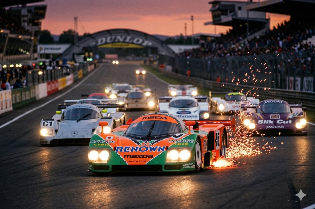 1991年ル・マンを制した55号車