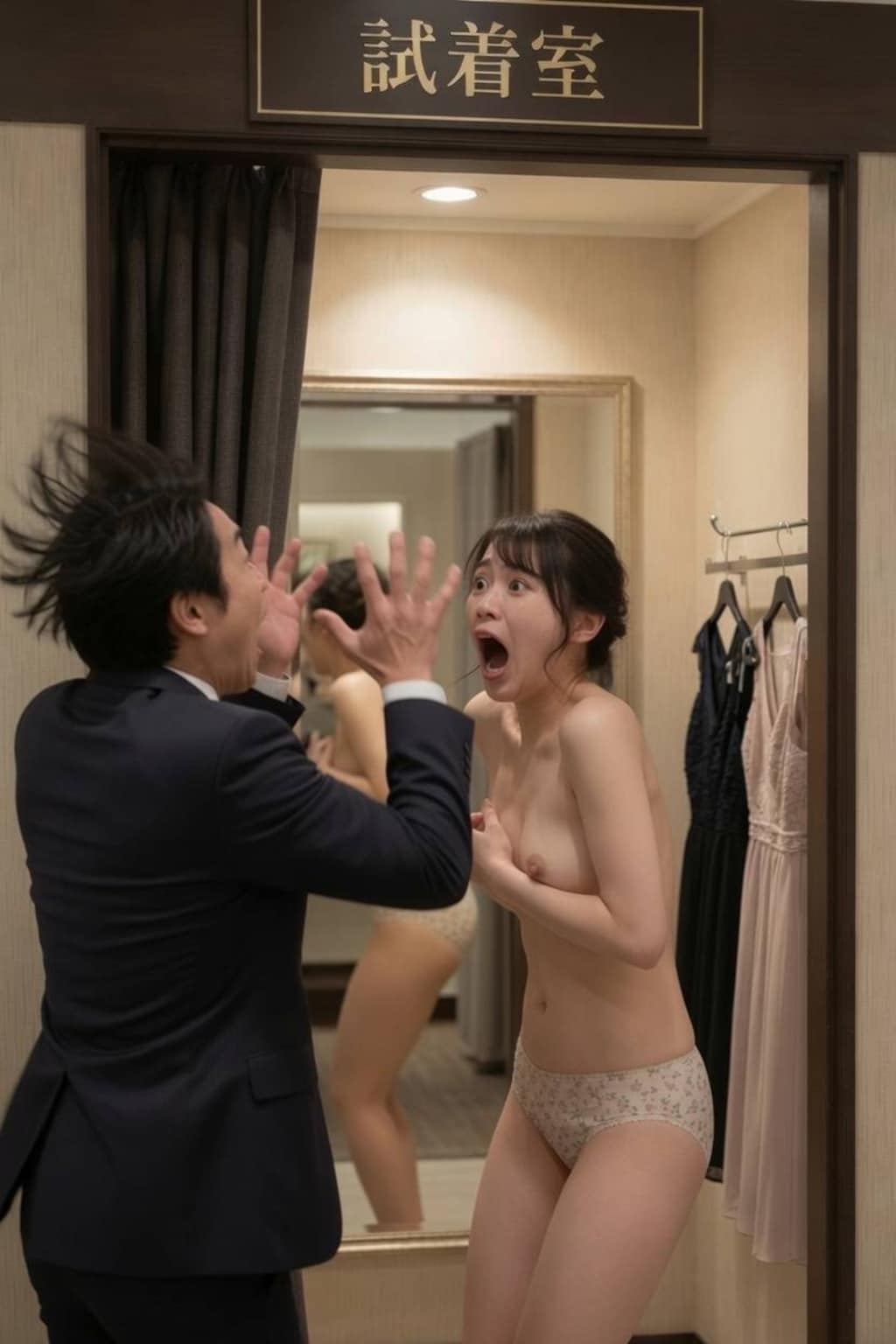 見えそうで見えてる