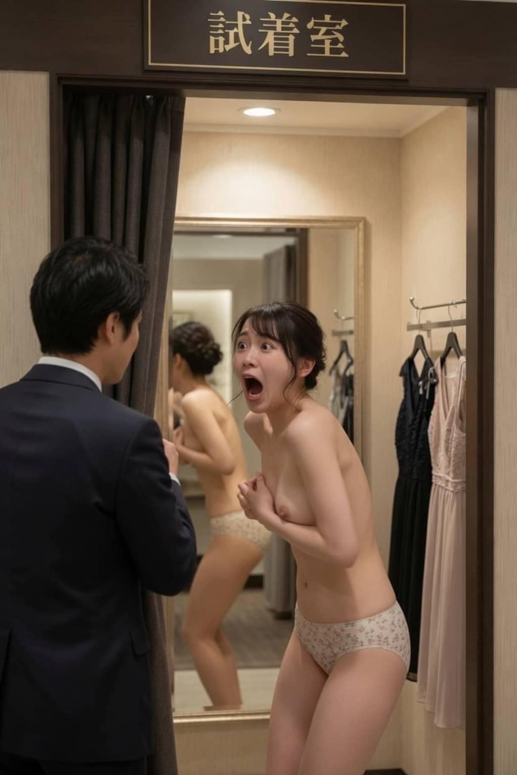 見えそうで見えてる