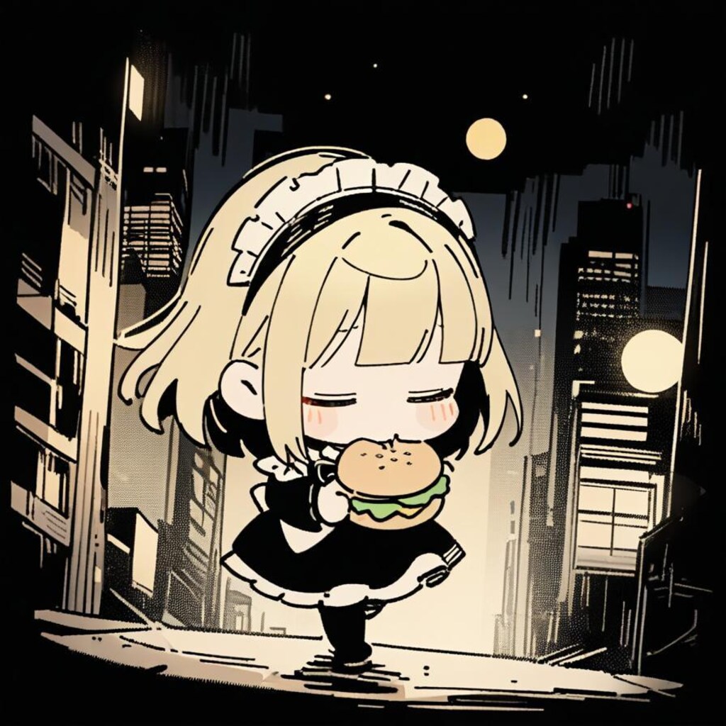 まったりと 深夜にいただく おバーガー🍔✨✨