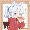 謎のお皿に山盛りパンケーキ 3枚目