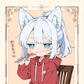 謎のお皿に山盛りパンケーキ 2枚目