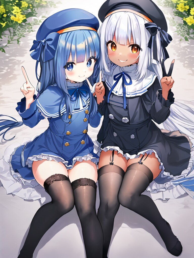 フォロワーさんとのペアイラスト2