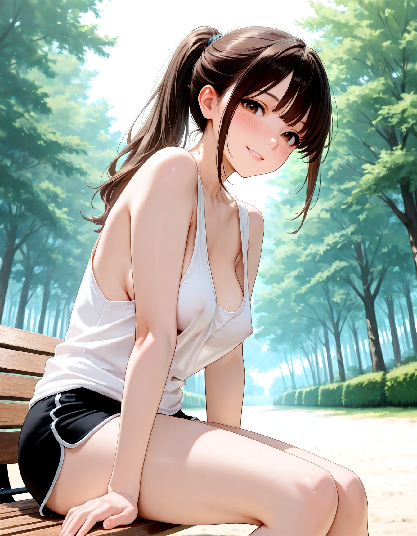 公園でよく会う奥さん