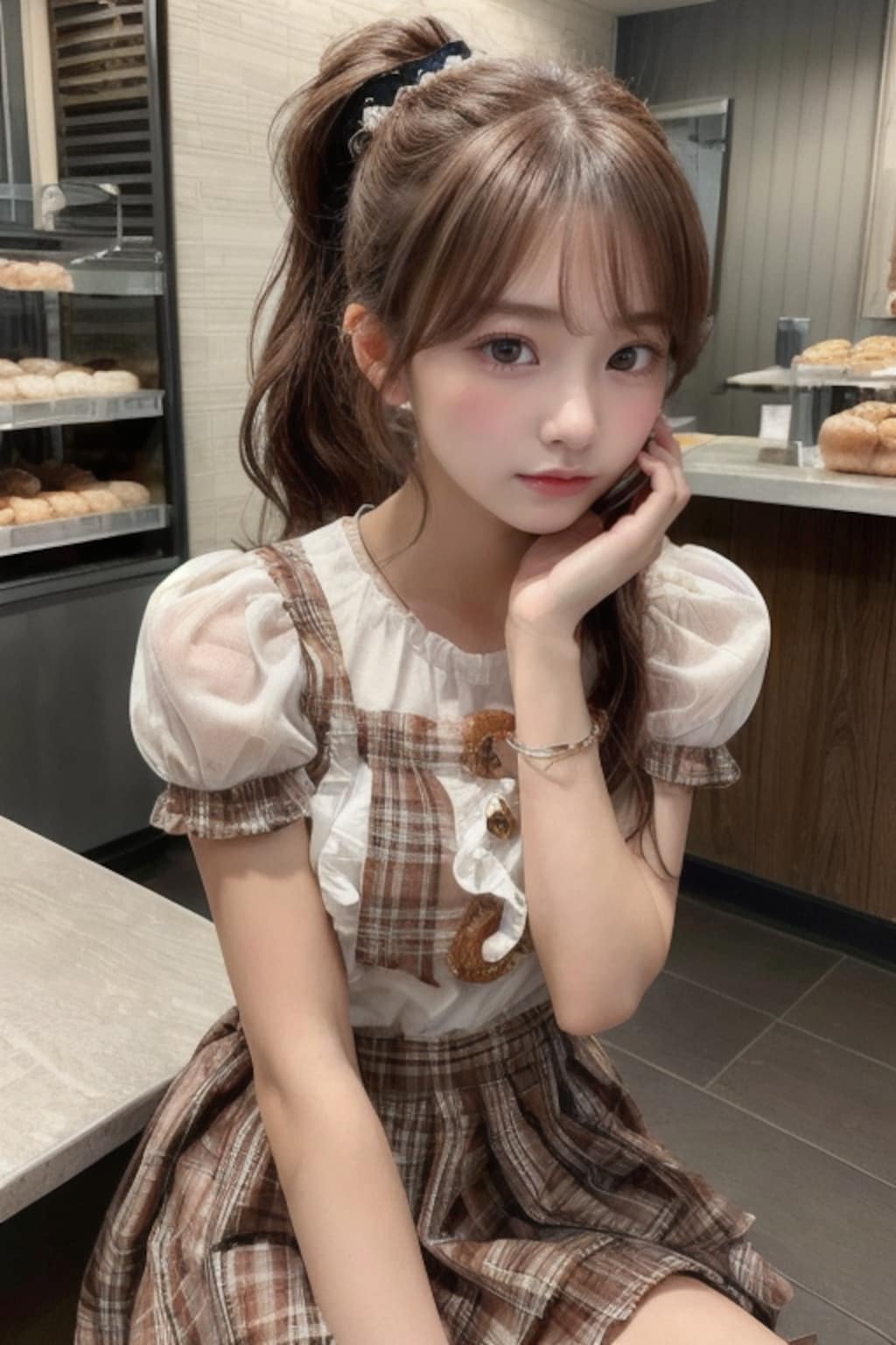 ドーナツ屋の看板娘