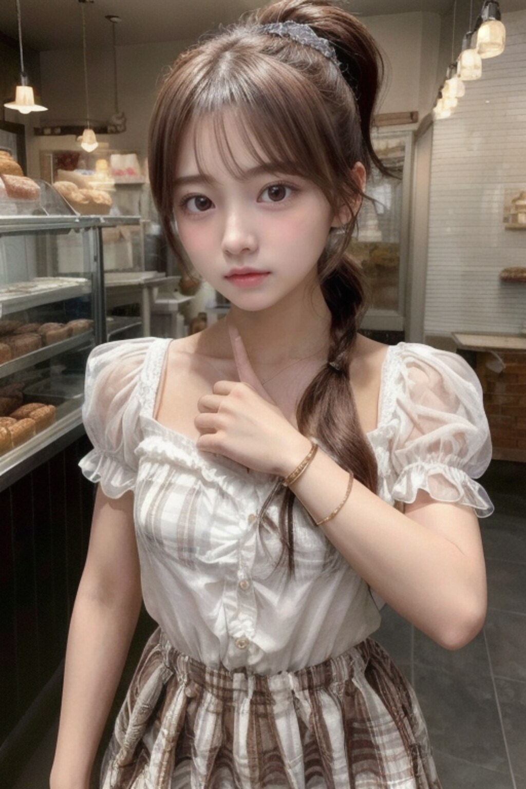 ドーナツ屋の看板娘