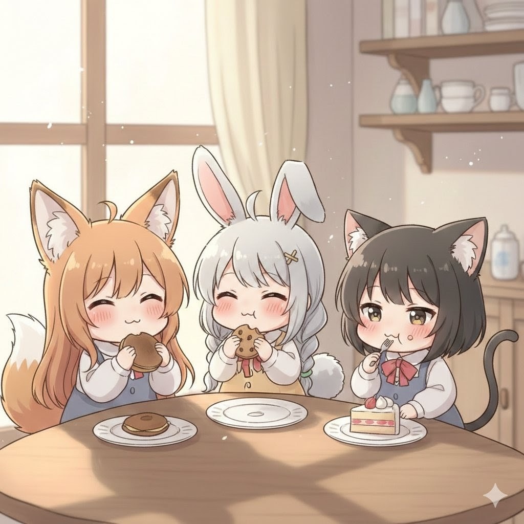 おやつの時間です | の人気AIイラスト・グラビア