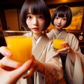 オレンジジュースで乾杯！✨🍻🎶 12枚目