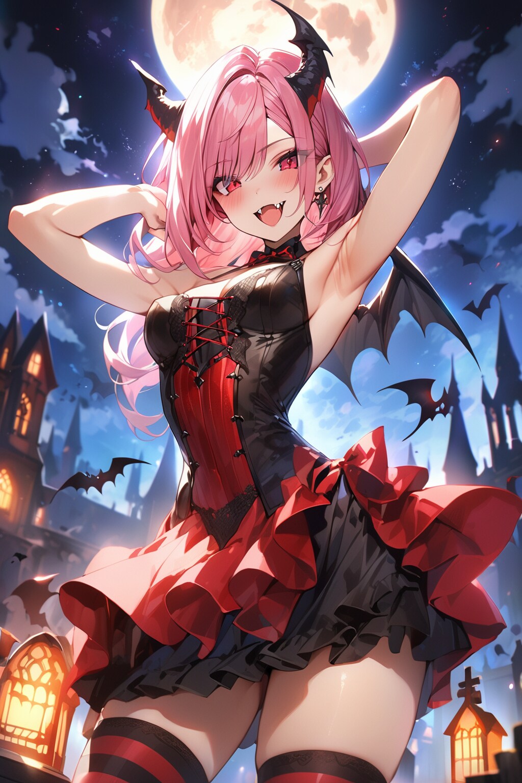 ぎゃるヴァンパイアちゃん🦇💕ポーズ決め💋