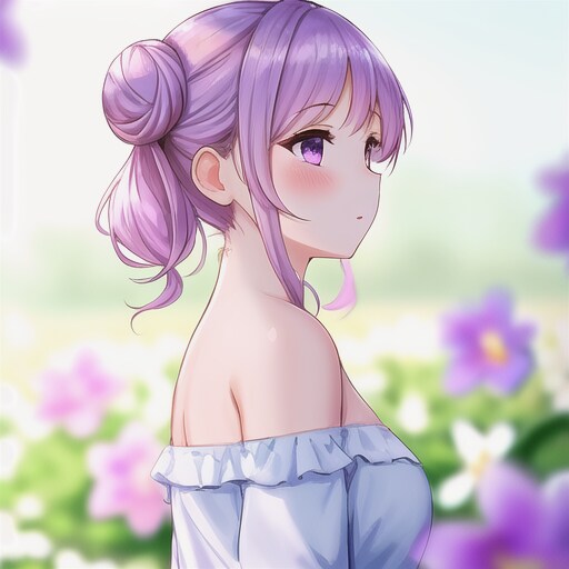 紫が好きなもので
