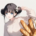 パン🥖を買うおだんごちゃん🍡✨ 2枚目