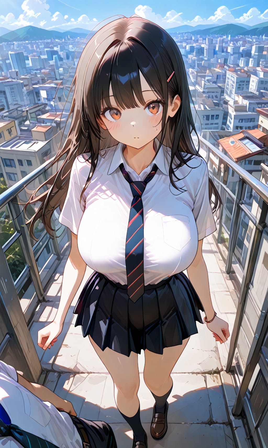 街が見える丘で