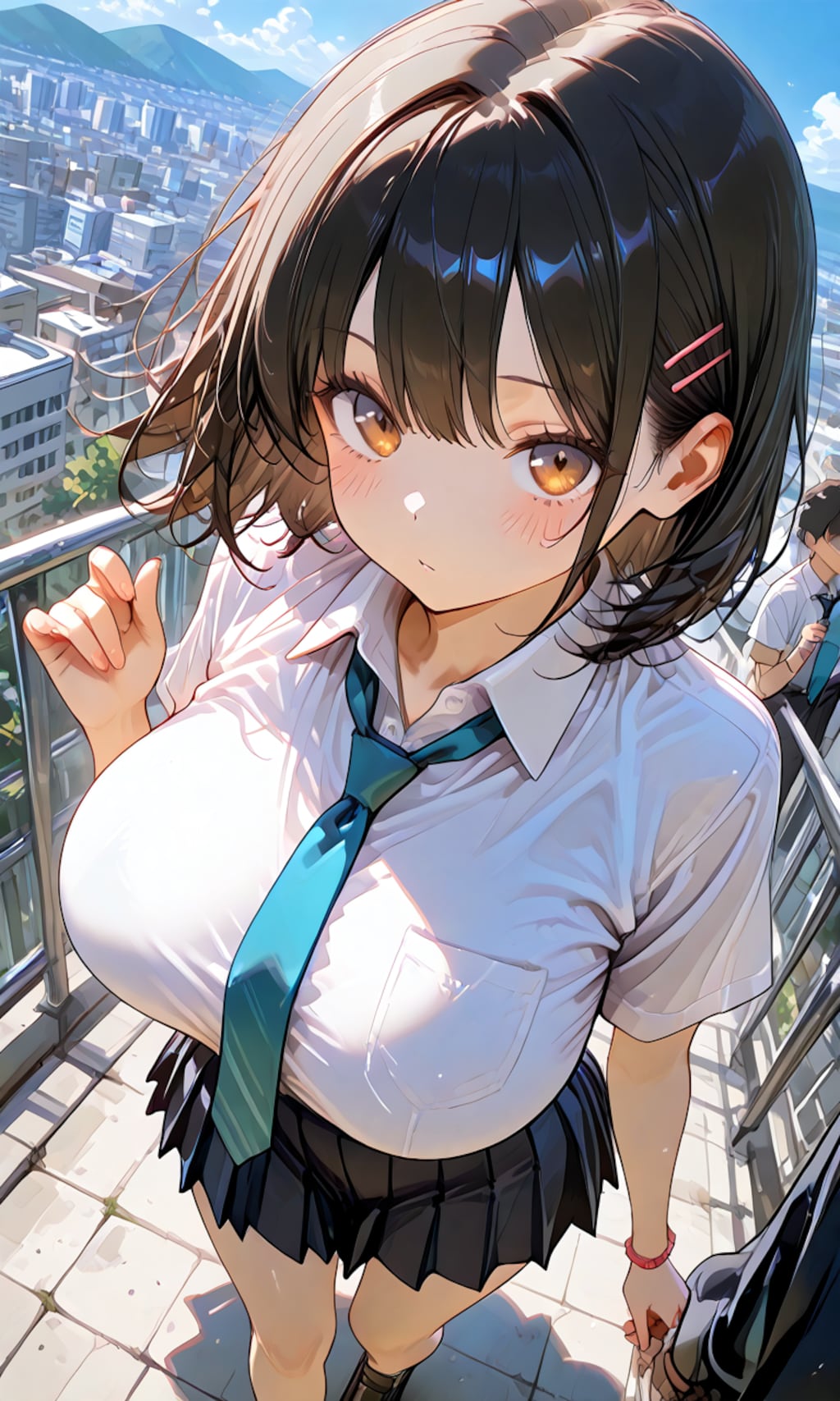 街が見える丘で