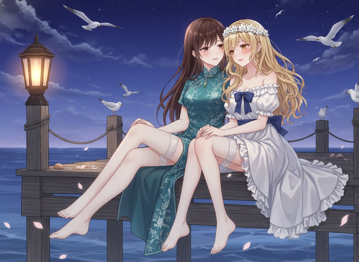 星降る海辺