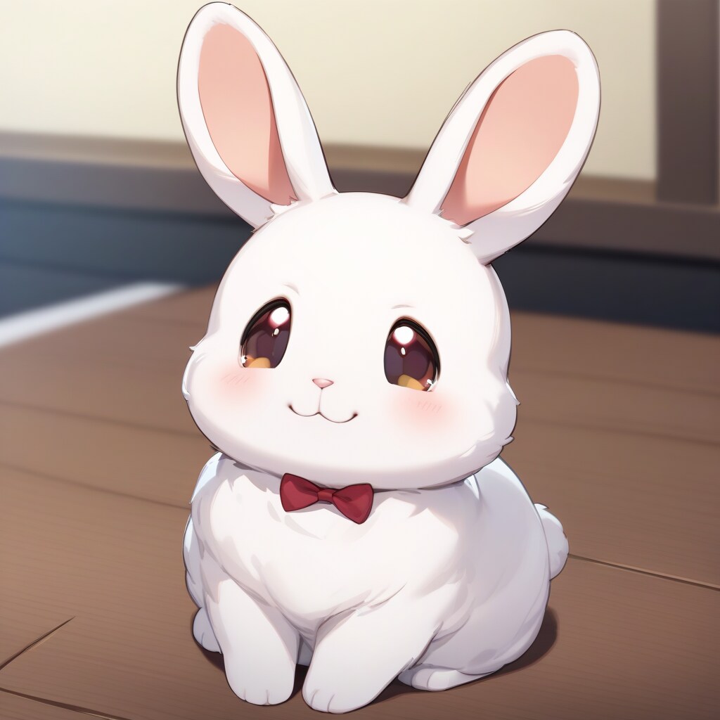 蝶ネクタイ白兎