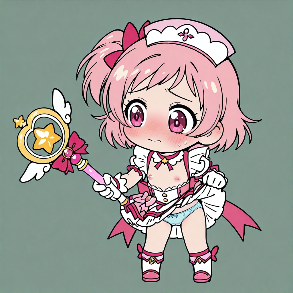 パンチラ魔法少女