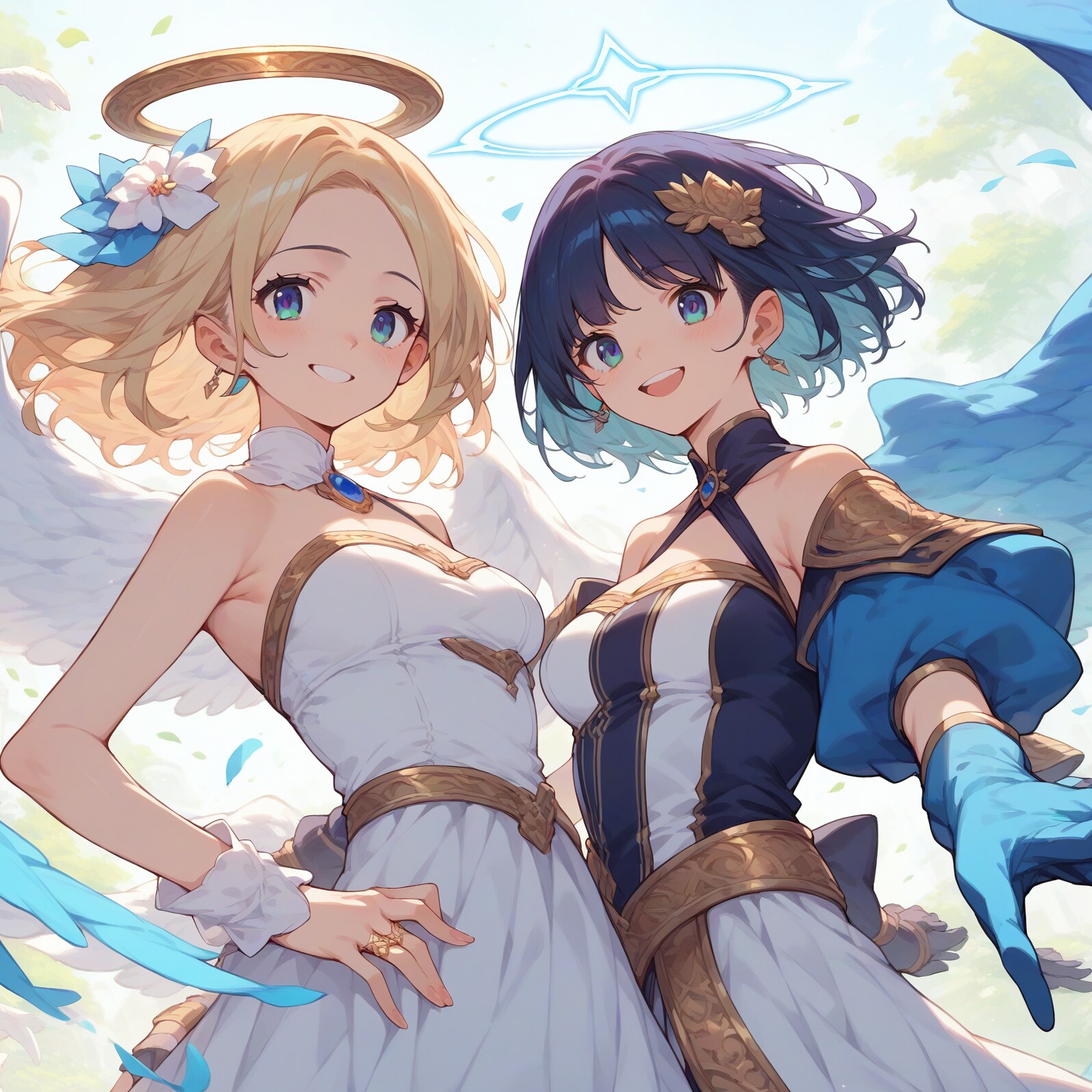 ふたりは天使！ | の人気AIイラスト・グラビア