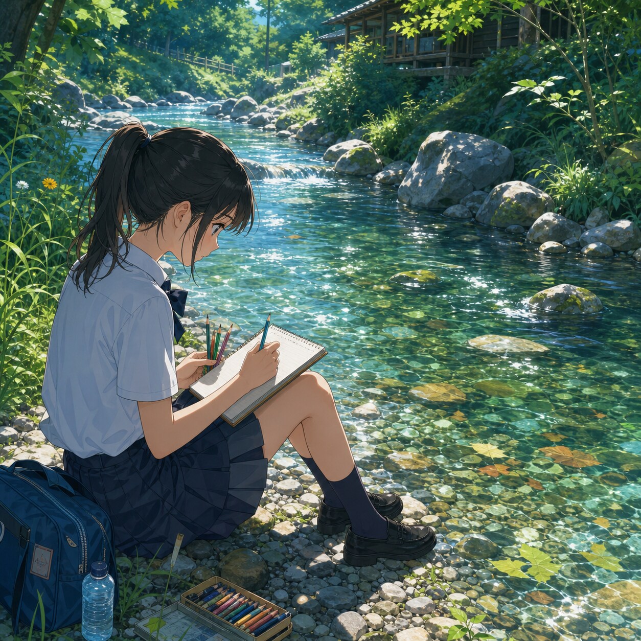 スケッチ女子