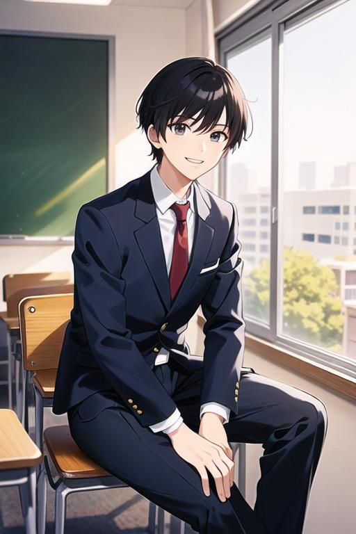 男子高校生