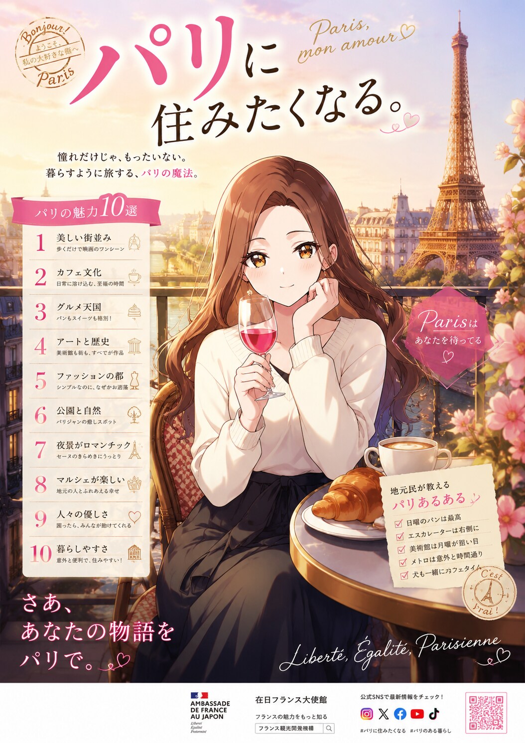 パリに住みたい酸川さん | の人気AIイラスト・グラビア