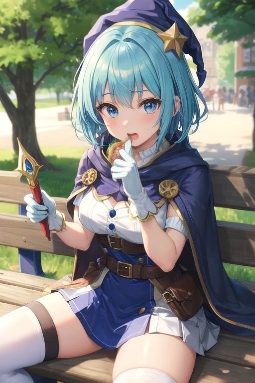 ひなたぼっこでサンドイッチ | の人気AIイラスト・グラビア