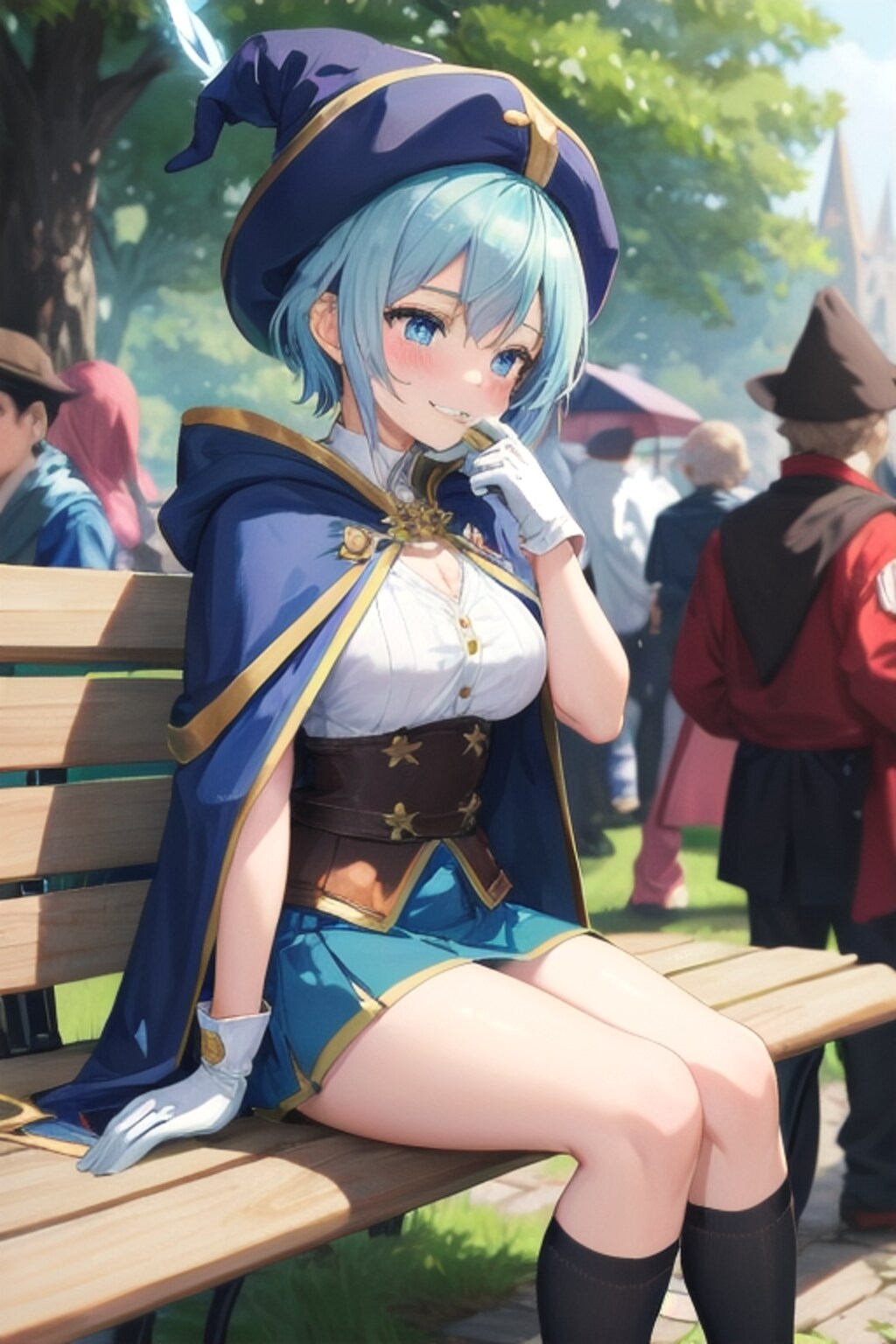 ひなたぼっこでサンドイッチ