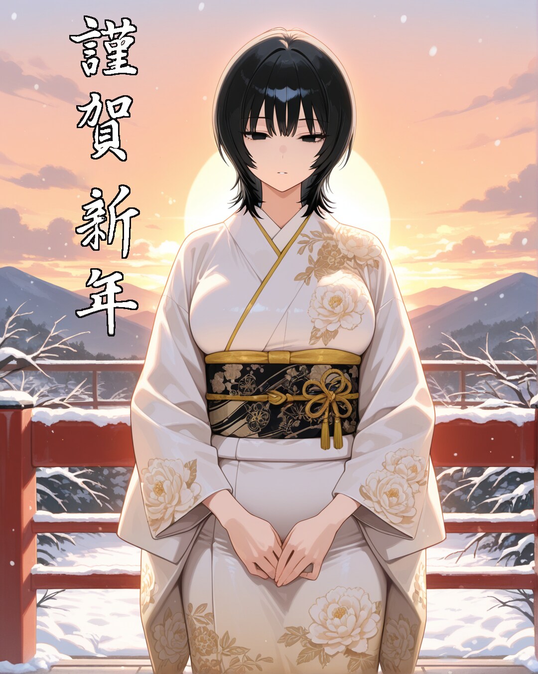 あけましておめでとうございます | の人気AIイラスト・グラビア