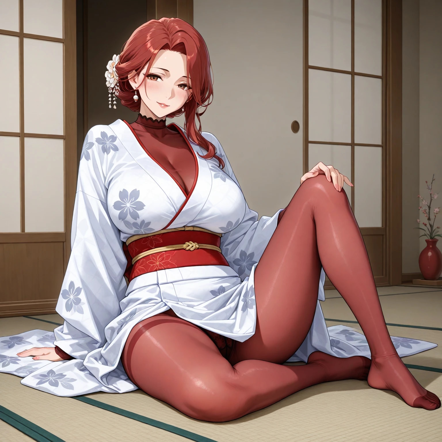 白と赤