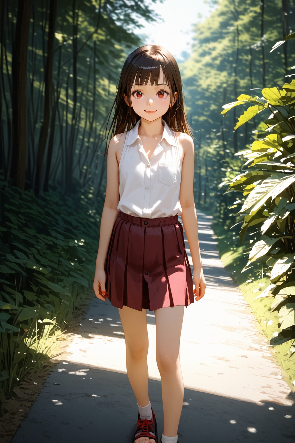 歩 | の人気AIイラスト・グラビア