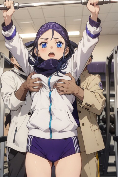 鉄棒指導ブルマ
