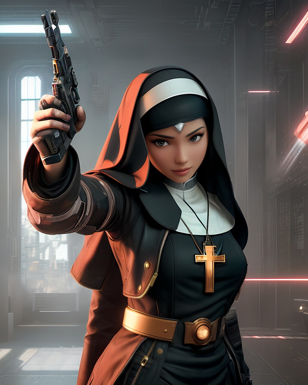 Sisters of Battle-ControlNet openpose test