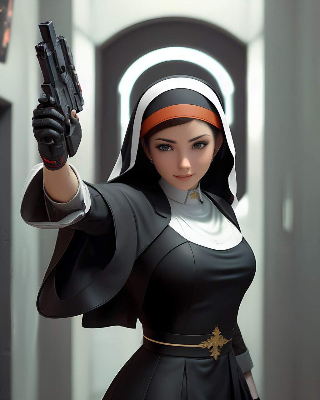 Sisters of Battle-ControlNet openpose test