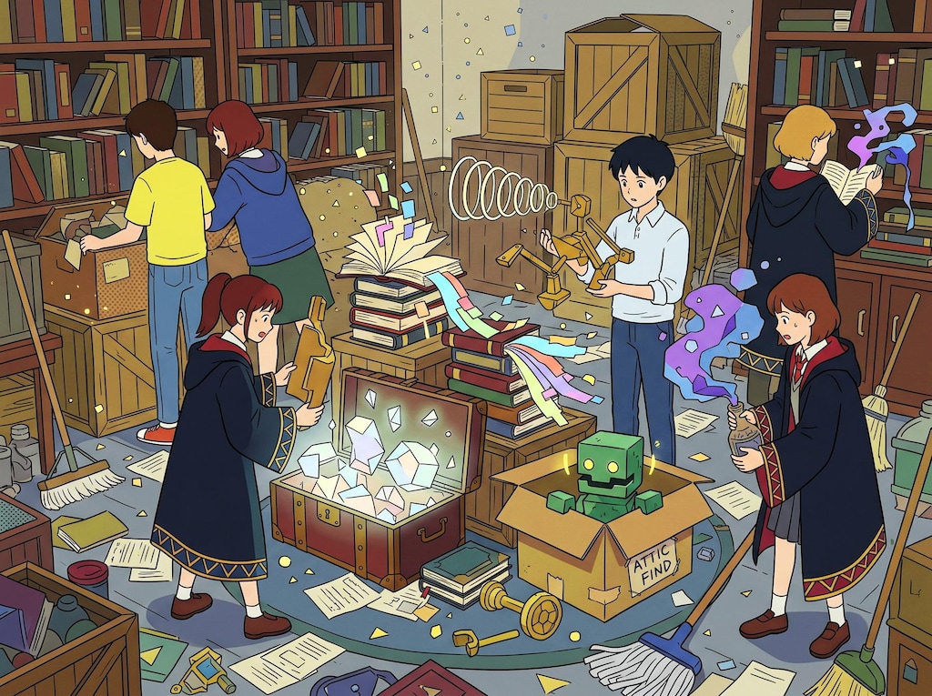 魔法大学学生寮大掃除