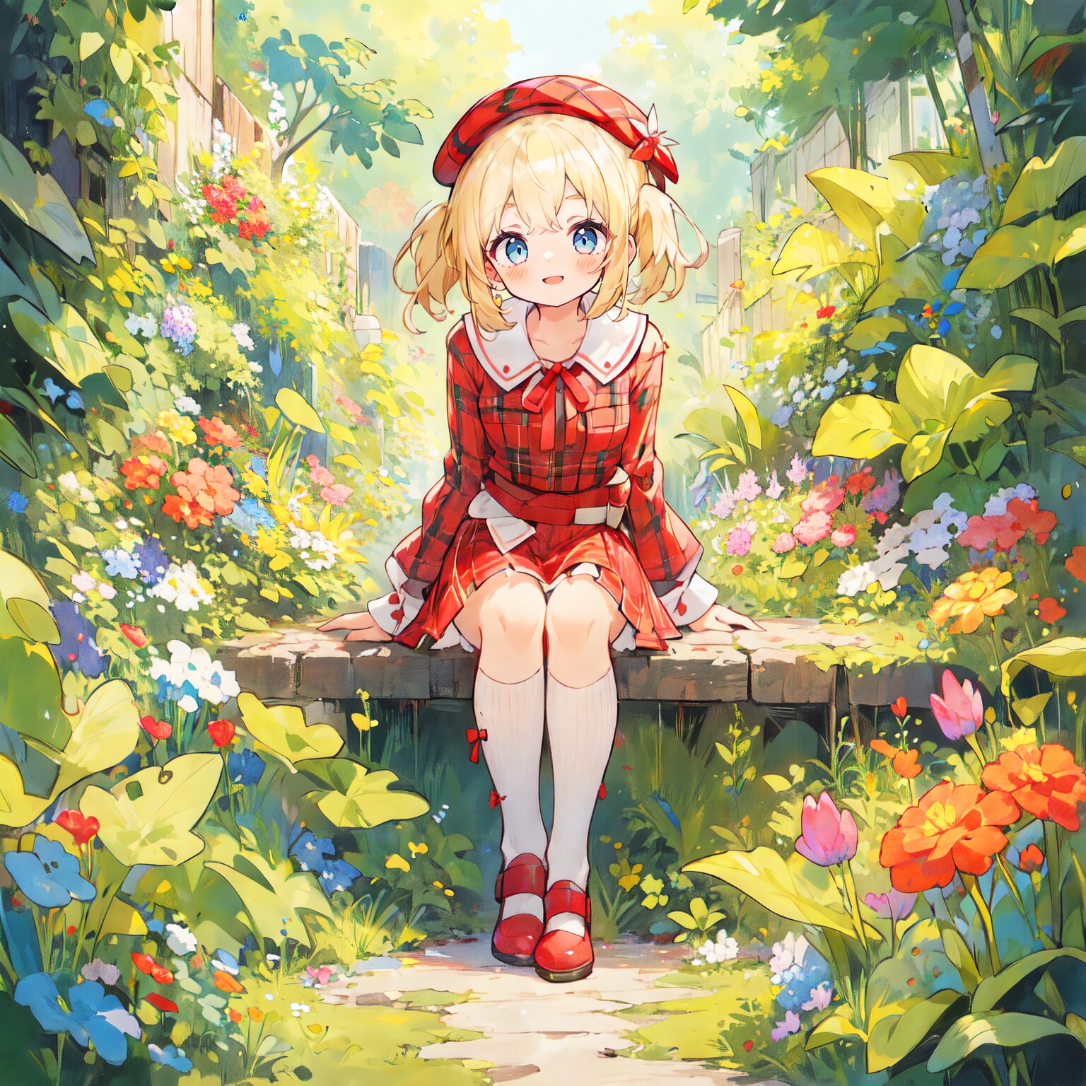 金髪ツインテちゃん