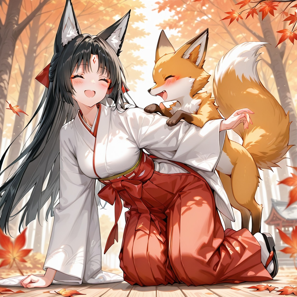 みこさんときつね